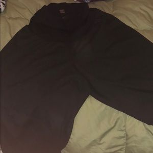 3x black maternity work pants